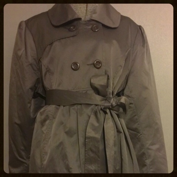 Liz Lange Jackets & Blazers - Liz Lange Empire Trench Jacket